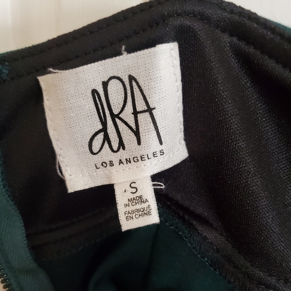 dRA Los Angeles Bodycon Hunter Green Dress size Small - Picture 3 of 4